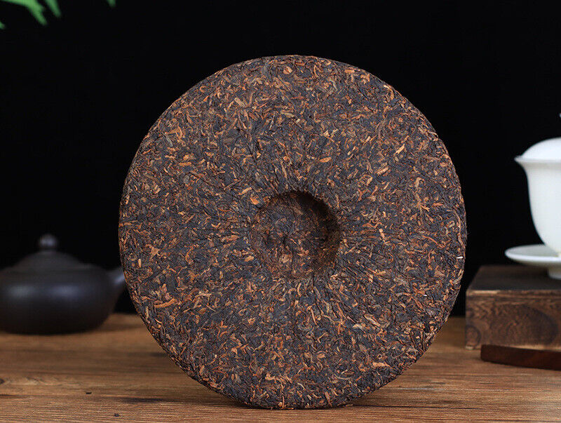 HelloYoung 357g Ripe Puerh Tea Cake Yunnan Tea Cake