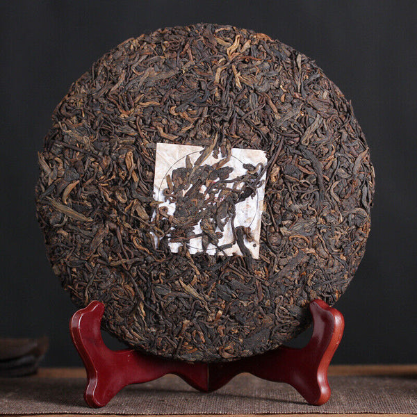 HelloYoung 357g Pu'er Tea Da Shu Cheng Yun Icelandic Ripe Tea Seven Seed Cake