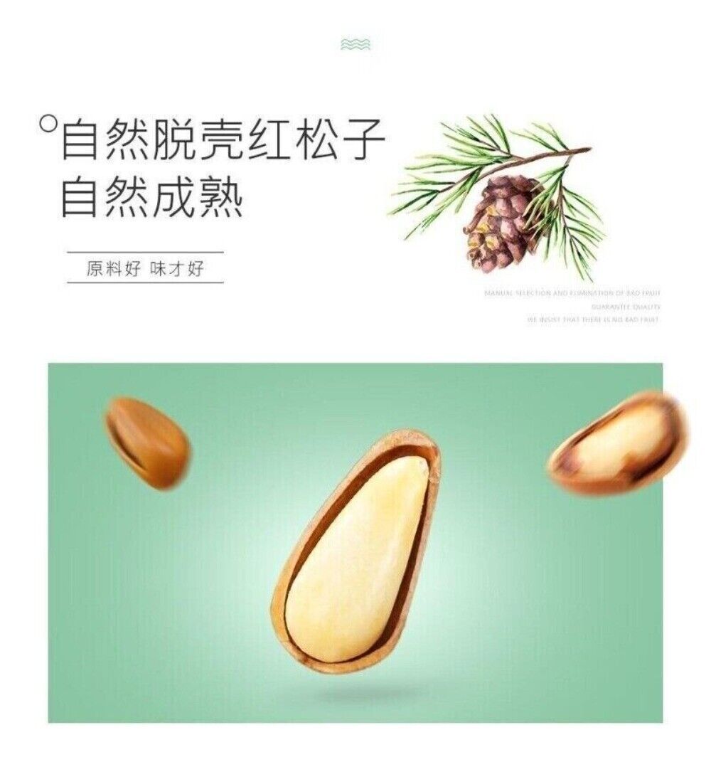 Premium Pine Nuts Large Kernel Handpicked Healthy Snack Natural Protein