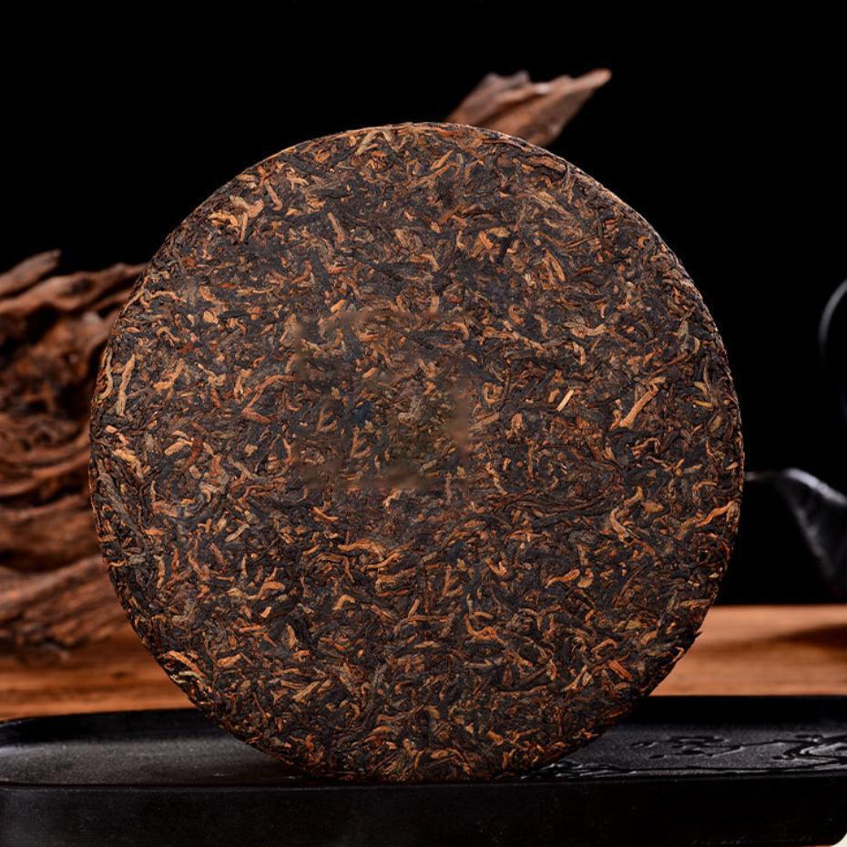 200g Yunnan Ancient Tree Ripe Pu-erh Tea Qizi Cake Aged Fragrant Grain