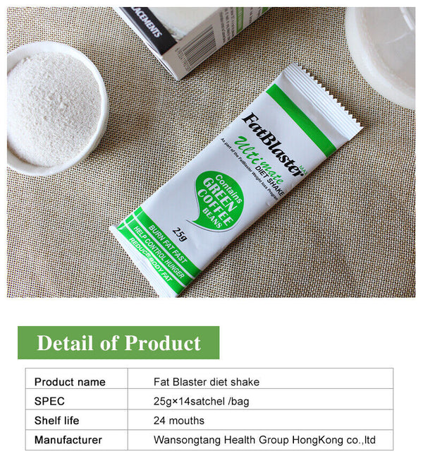 Weight Loss Diet MilkShake Slimming Control Slim Green Coffee Lose Weight 25g*10