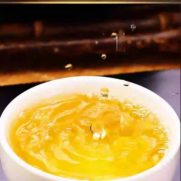 Digestive Aid Yunnan's 357g Golden - Leaf Spring Pu'er Raw Tea Certified Organic