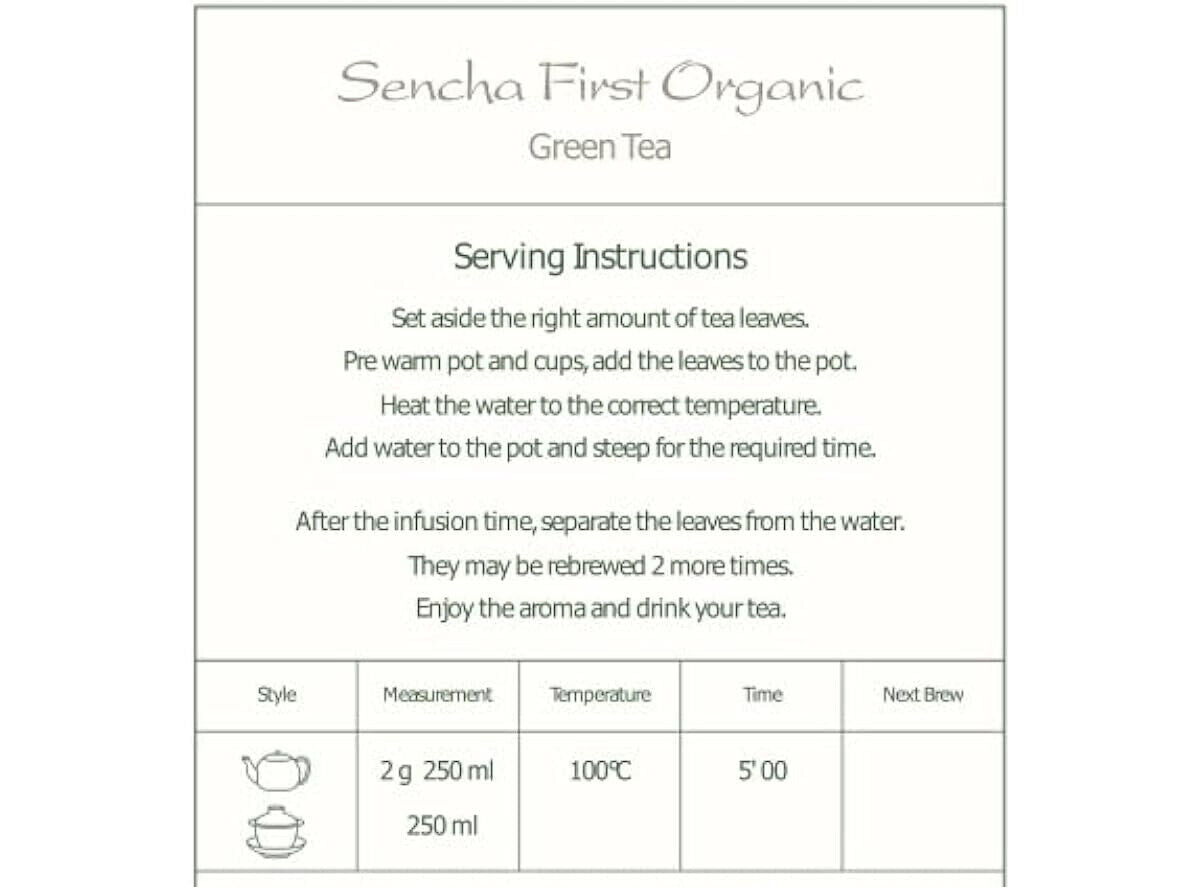 Sencha Organic Green Tea Japan - Sen Ca - Sencha Green Tea Organic Tea Secondary image