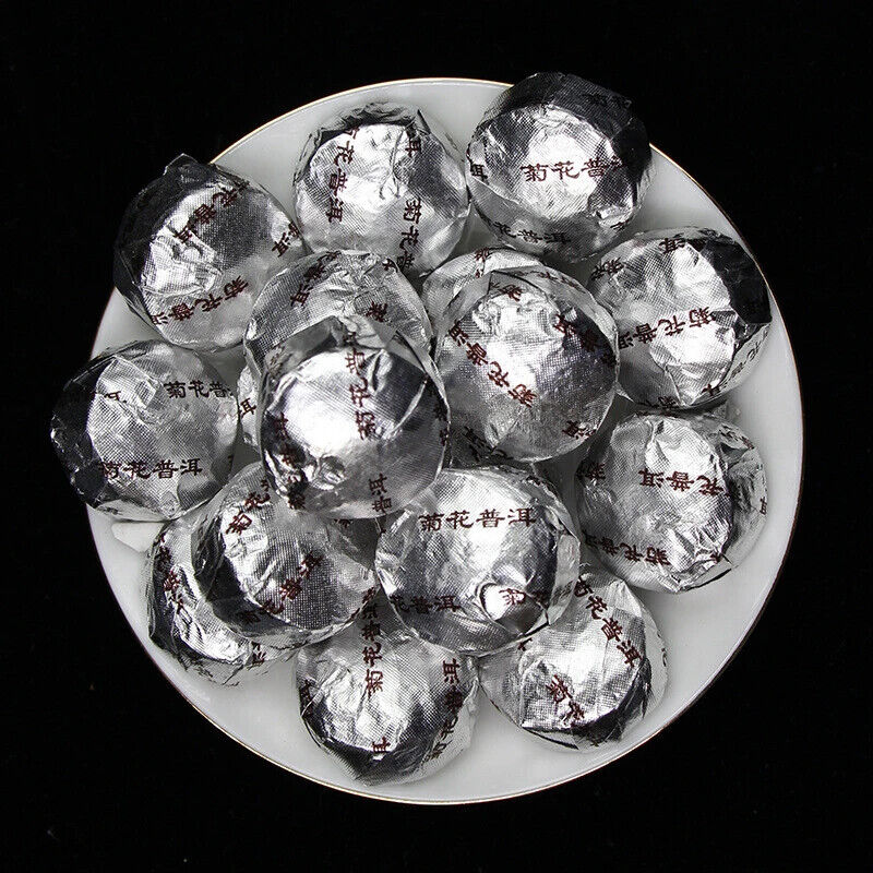 Brick Shaped Tea Yunnan Chrysanthemum Fermented Mini Puer Tuo Cha Puerh Tea 500g