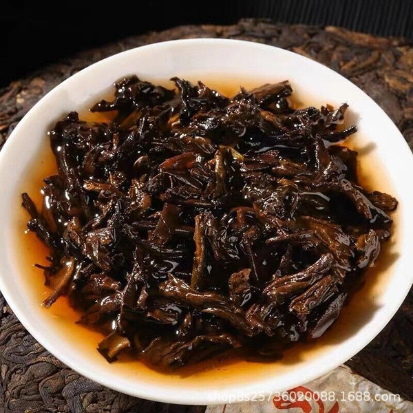 HelloYoung Yunnan Pu'er Tea Lincang Iceland Ripe Tea Cake Tea 357g Pu'er Tea Cake