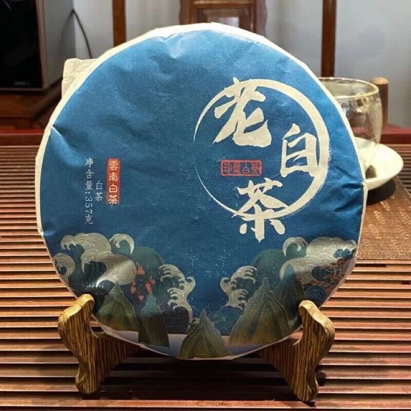357g Yunnan White Tea Jinggu pressed of old white tea cake