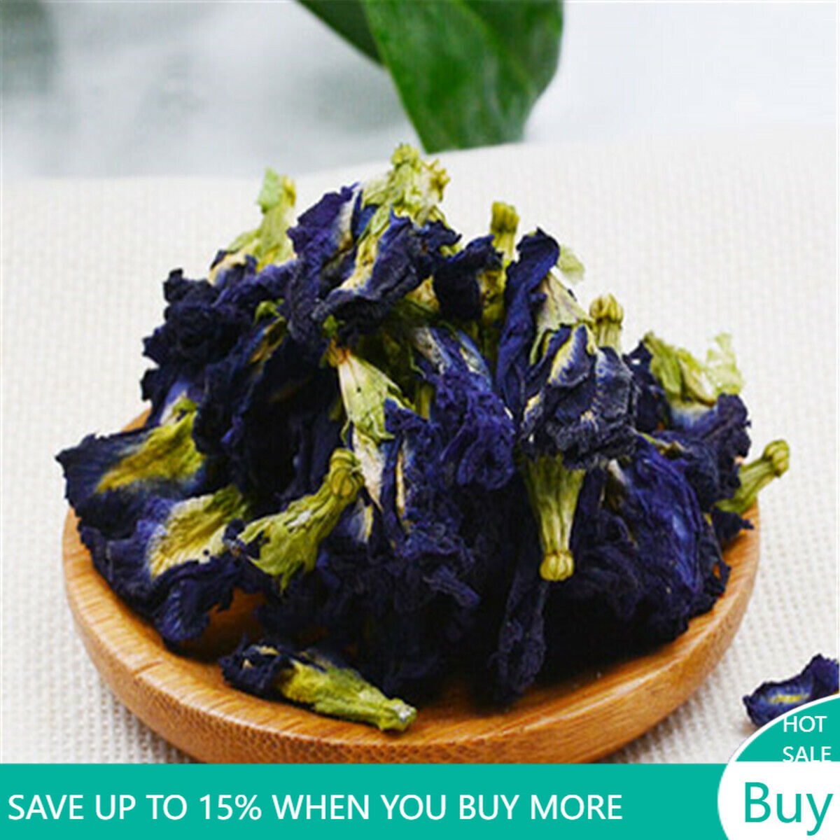 100g Top Tasty Clitoria Ternatea Tea China Flower Tea Blue Butterfly Pea Tea Main image