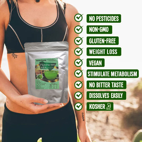 Organic Matcha Tea Powder Weight Loss Products Unsweetened Natural Latte Tea
