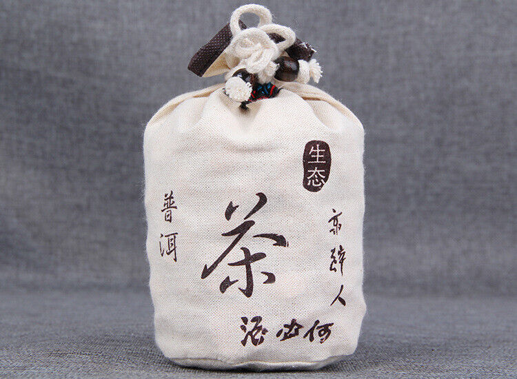 HelloYoung 500g Cloth Bag Puerh Tea Glutinous Aroma Ripe Tea Pu'er Small Tuocha