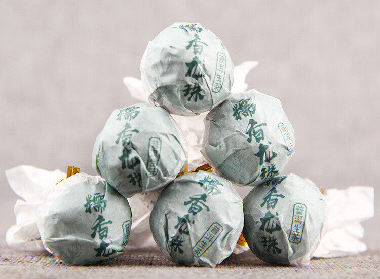 HelloYoung Glutinous Rice Fragrance Pu'er Raw Tea Dragon Pearl 500g Pu'er Tea Tuocha