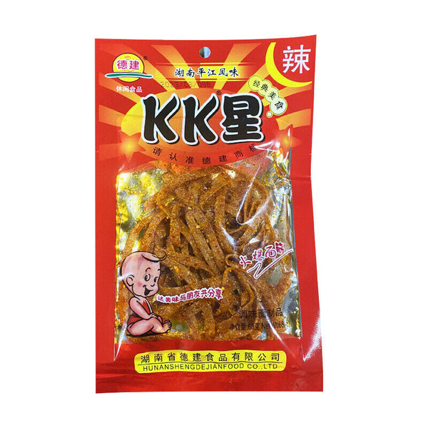 50 Bags Super Spicy Dejian KK Star Spicy Strips Hunan Specialty Snacks超辣KK星辣条50袋