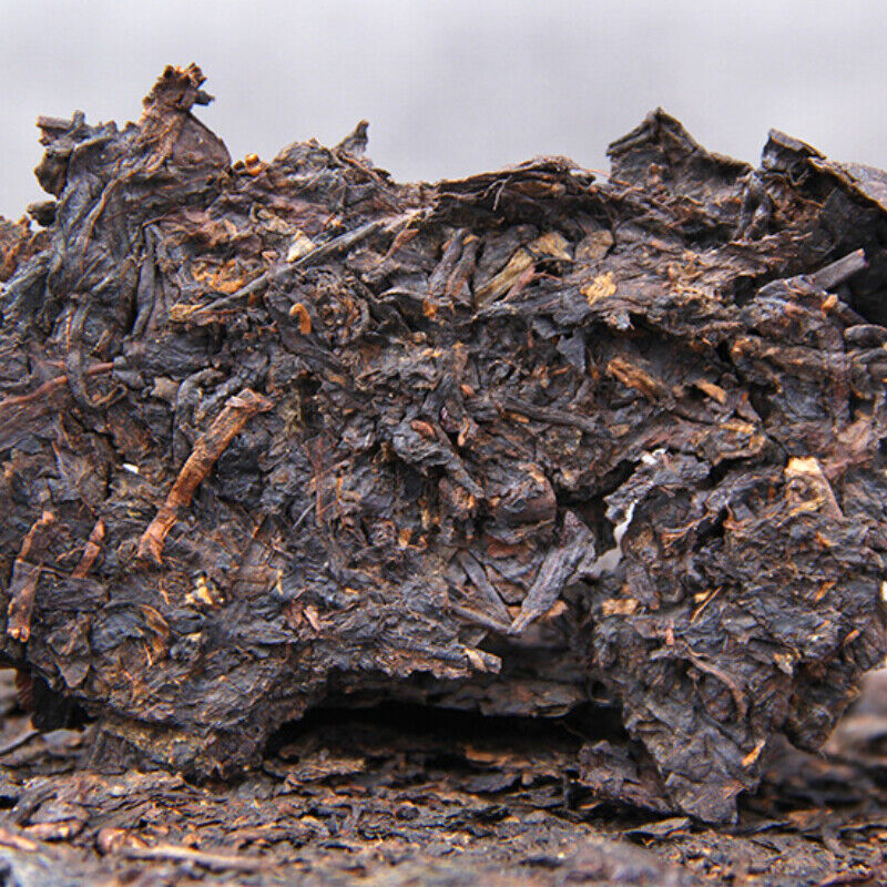 Pu-erh Black Tea357g/12.59oz Menghai Brown Mountain Old Pu'er Cooked Tea Cake