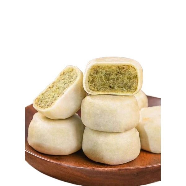 Traditional Snack Healthy Nutritious Breakfast Ice Skin Green Bean Cake