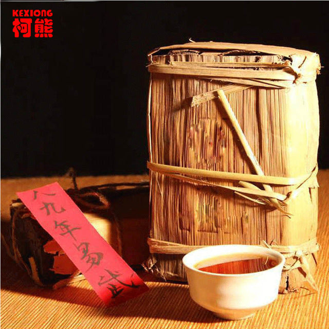 1000g Ripe Pu-erh Tea Brick Weight Loss 5A Grade China Menghai Xing Hai Puer Tea Secondary image