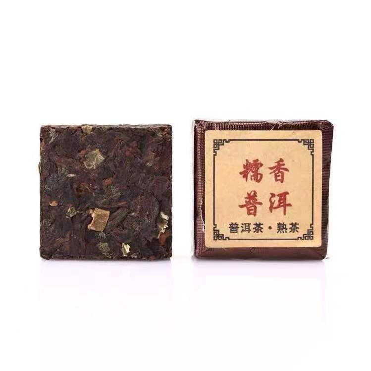 500g Premium Mini Tea Brick Aged Glutinous Rice Fragrant Ripe Pu'er Xiaotuo Tea