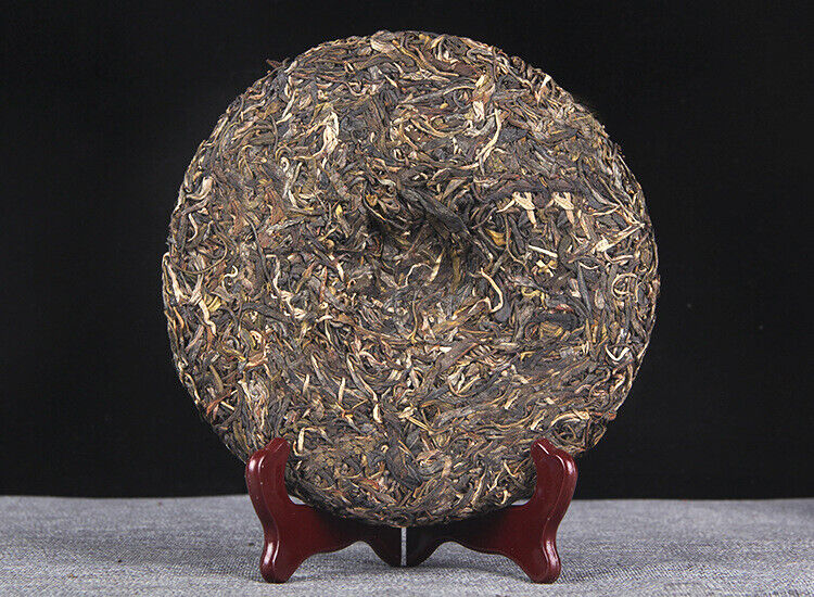 HelloYoung Pu'er Raw Tea Cake Yunnan Tea Cake 年南糯山古树纯料普洱茶生茶饼云南七子饼茶357g