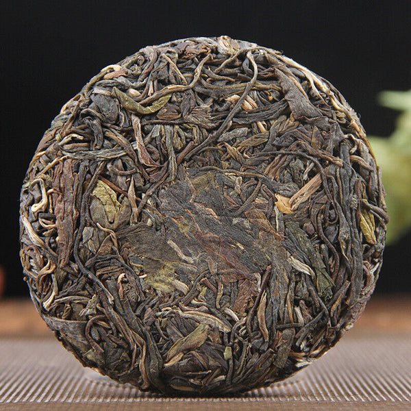 HelloYoung 100g Pu-erh Raw Tea Cake 普洱生茶饼布朗山普洱七子饼圆茶生饼100克小饼茶叶