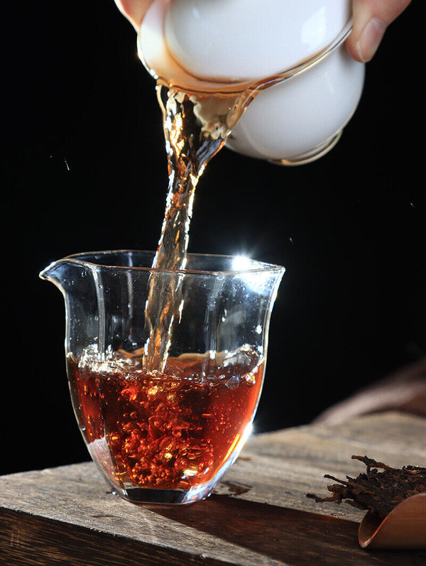 HelloYoung Yunnan Pu'er Tea Leaves Yiwu Golden Bud 357g Ripe Tea Cake