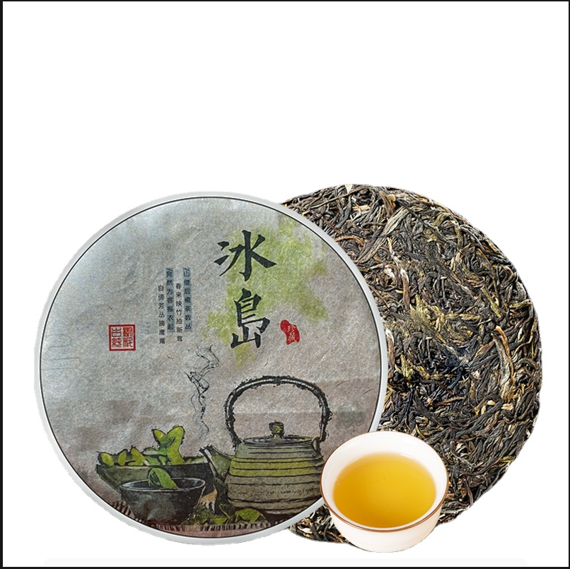 Pu'er Raw Tea Icelandic Raw Puerh Tea Cake 100g Main image
