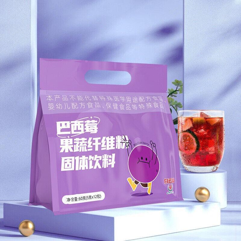 Anthocyanin dietary fiber Acai berry fruit and vegetable powder meal replacement Main image