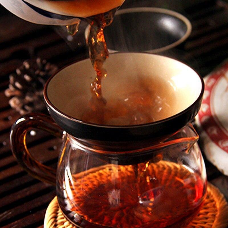 Shu Puerh Ripe Puerh with Golden Buds,2011 Menghai Puerh Hand-made Tea 375g