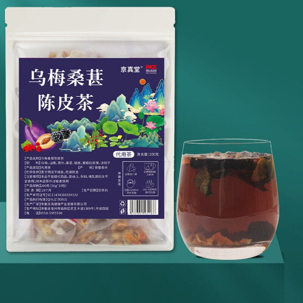 Plum Mulberry Orange Peel Tea Premium Summer Cold Brew Blend