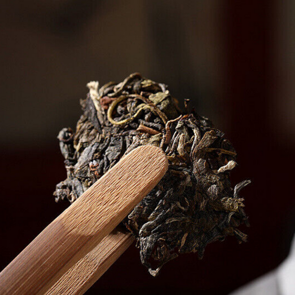 HelloYoung Qiao Mu Ancient Tree First Spring Tea Cake 100g*5 Tea Cake Brown Mountain