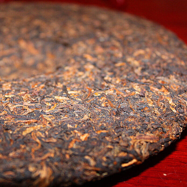 357g/12.59oz Top-Grade  Pu'er Ripe Tea Palace Golden Bud Tea Big Leaf Black Tea