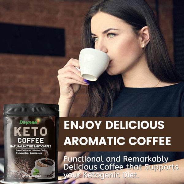 Slim Diet Keto Coffee Natural Slimming Weight Loss Instant Coffee Powder 10g*10