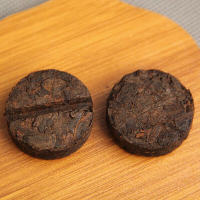 HelloYoung Shu Puerh Tea Chinese Puer Yunnan 'Jia' Word Mini Tuocha Made By Old Puer