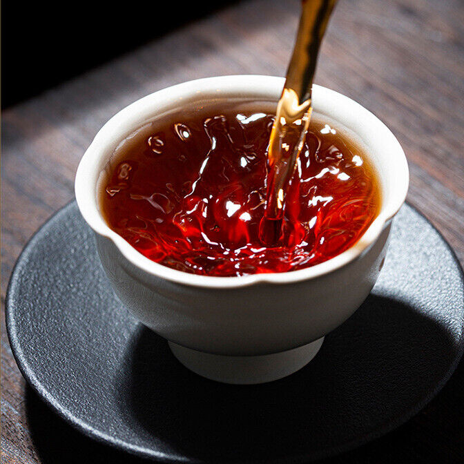 HelloYoung Heirloom Ripe Tea Brown Mountain Ripe Tea 357g Pu'er Tea Ripe Tea