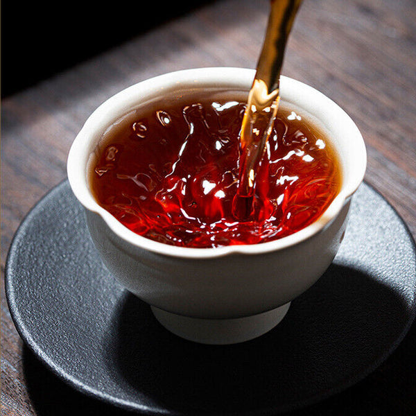 HelloYoung Heirloom Ripe Tea Brown Mountain Ripe Tea 357g Pu'er Tea Ripe Tea