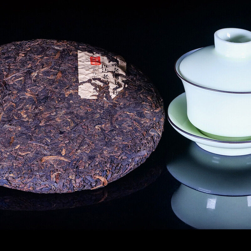HelloYoung 357g Top Jujube Fragrant Pu'er Ripe Tea Menghai Big Leaf Pu'er Tea Cooked Cake