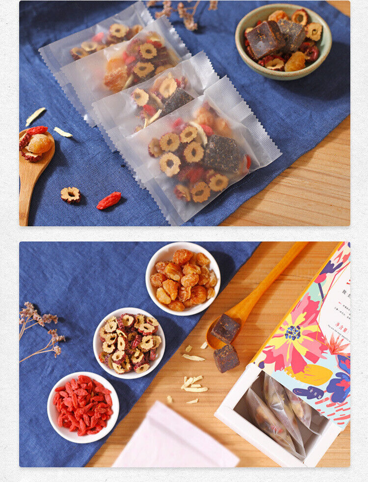 HelloYoung Brown sugar ginger tea longan jujube goji berry black sugar ginger jujube tea