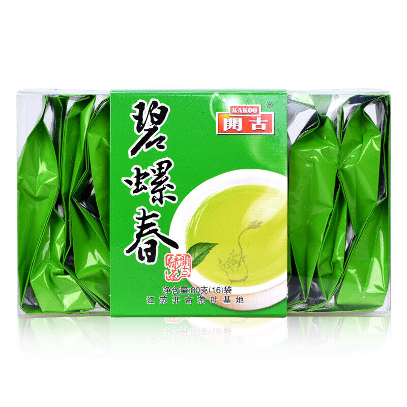 HelloYoung Bi Luo Chun Special Offer Boxed Jiangsu Green Tea Ming Qing New Tea 80g/16packs