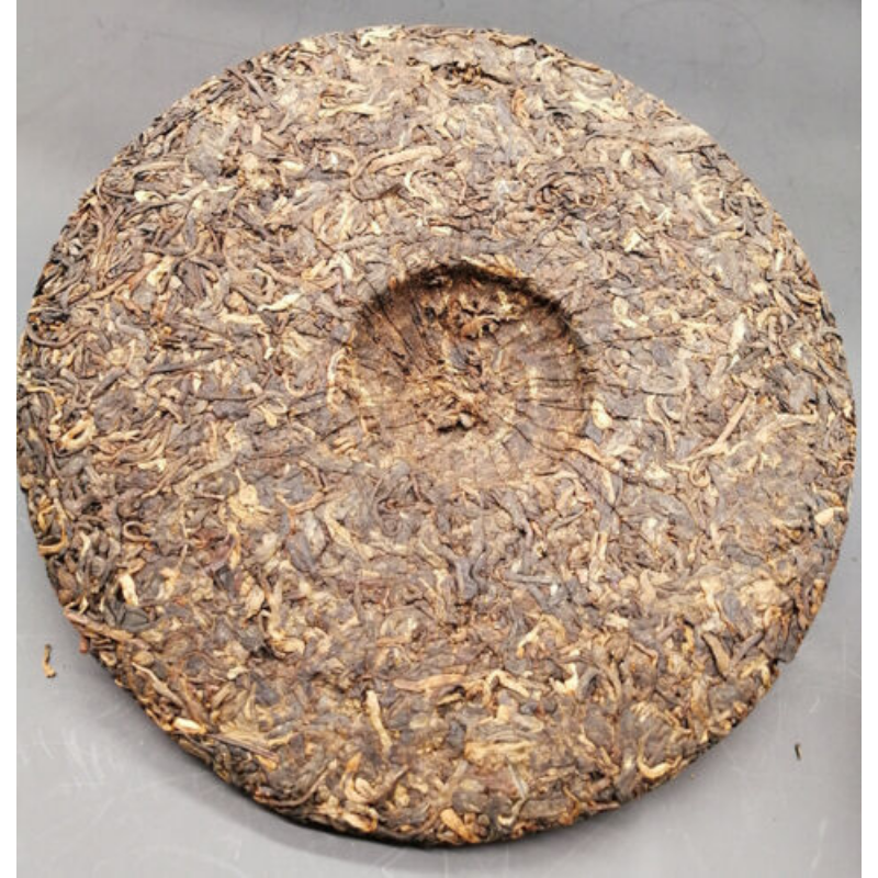 HelloYoung Tea Puerh Tea Cake Ripe Puer Cooked 357g Yunnan Tong Qing Hao Yiwu Mt. Old