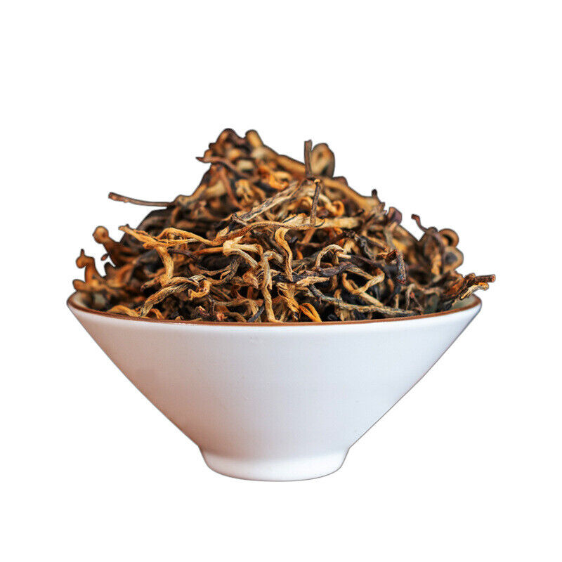 HelloYoung Yunnan black tea one bud one leaf curved strip golden silk Yunnan black tea Main image