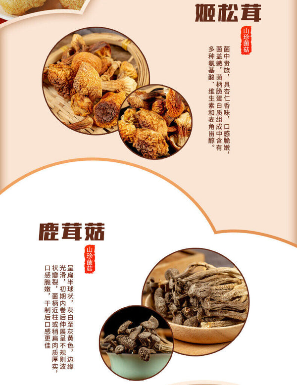 New Year Pack: Mushroom Dried Delicacies Box with Morel Specialty