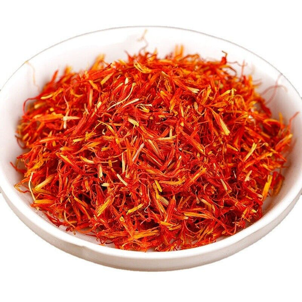 HelloYoung New Saffron Herbal Medicine Grass Saffron Foot Bath Foot Soak 500g