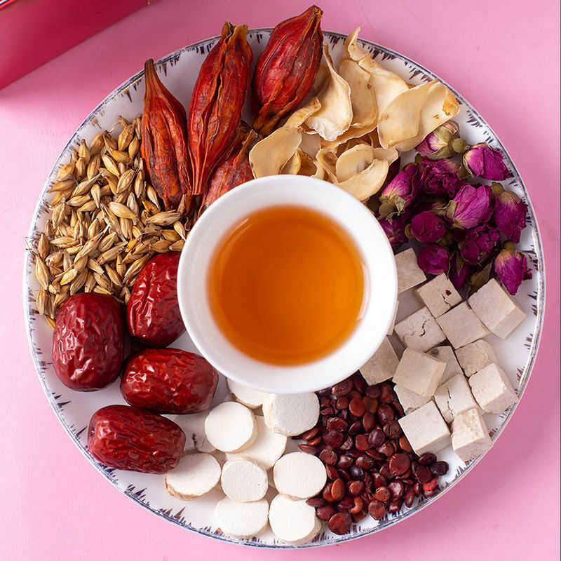 HelloYoung Poria Jujube Seed 160g Herbal Tea Sleep Tranquilizing Organic Herbs Health Tea