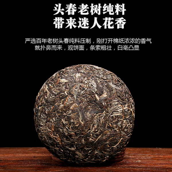 HelloYoung 357g Yunnan Pu'er Tea Raw Tea Da Xueshan Lincang Ancient Tree Arborvitae