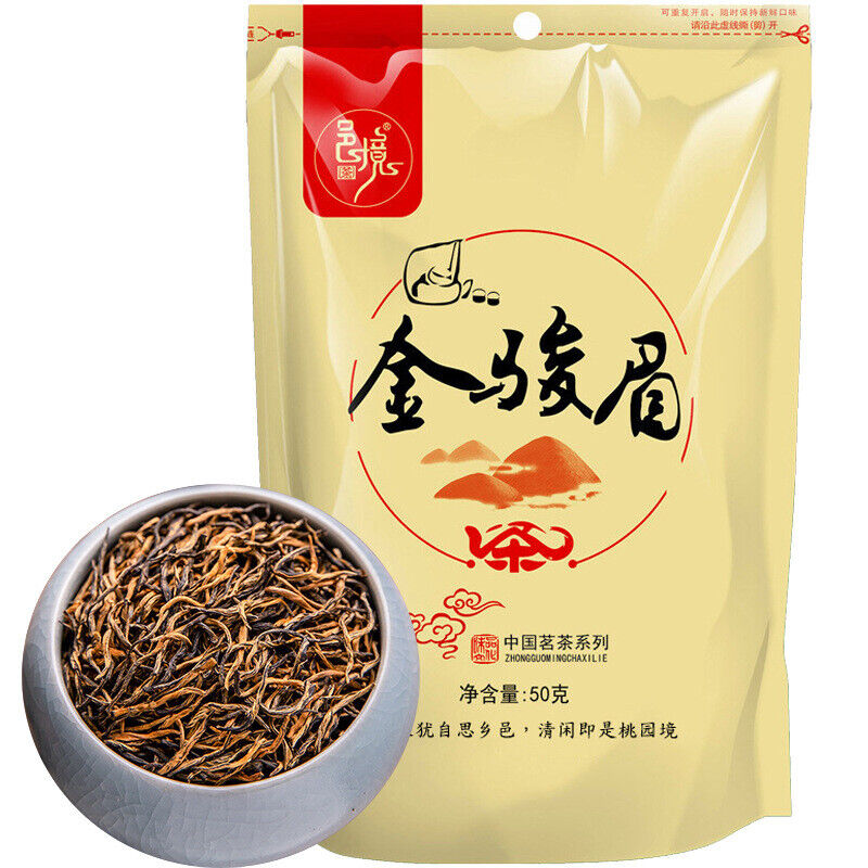 Jinjunmei Black Tea Mellow and Good Tea Leaves Fragrant Bagged Tea 50g Main image