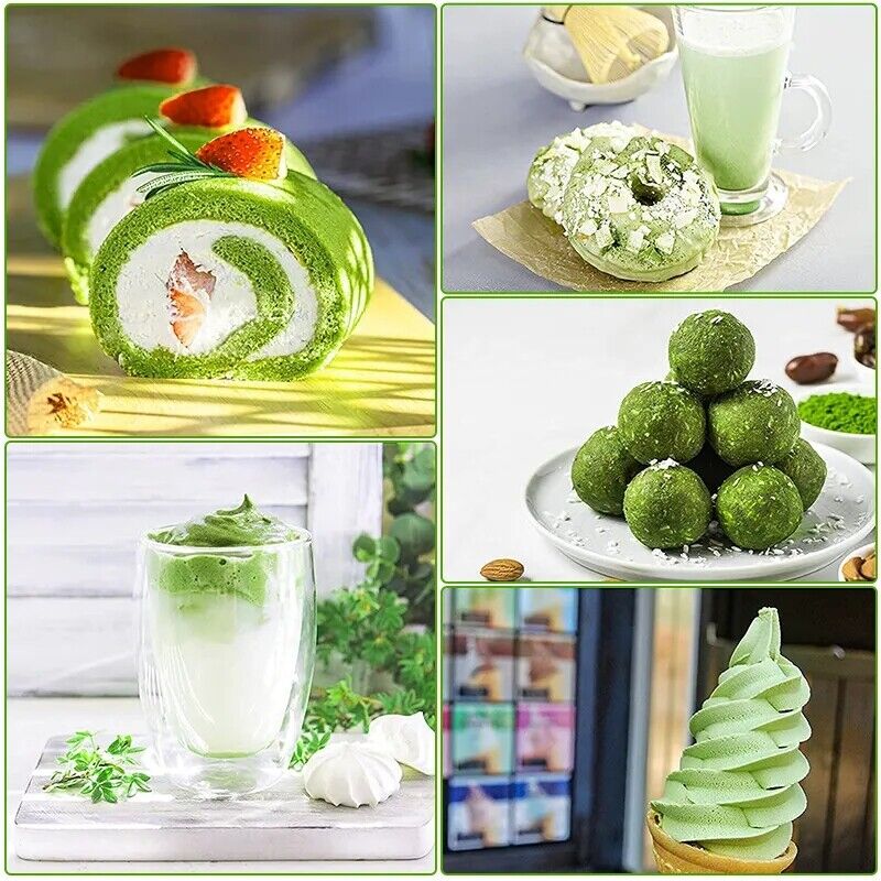 Matcha Slimming Products Ice Cream Baking Black Color Matcha Green Tea Powder