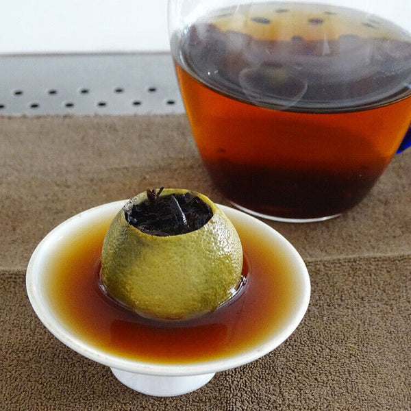 Premium Fruity Citrus Xinhui Small Green Citrus Peel Tea Puerh Tea 500h