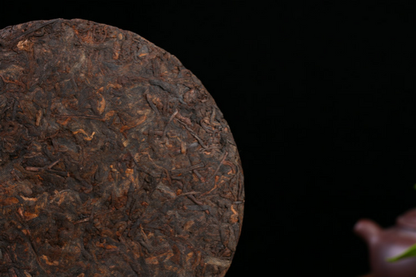 HelloYoung 357g Yunnan Menghai Pu'er Tea Le Xing Xiang Cakes Ripe Tea Cake Pu'er Aged Tea