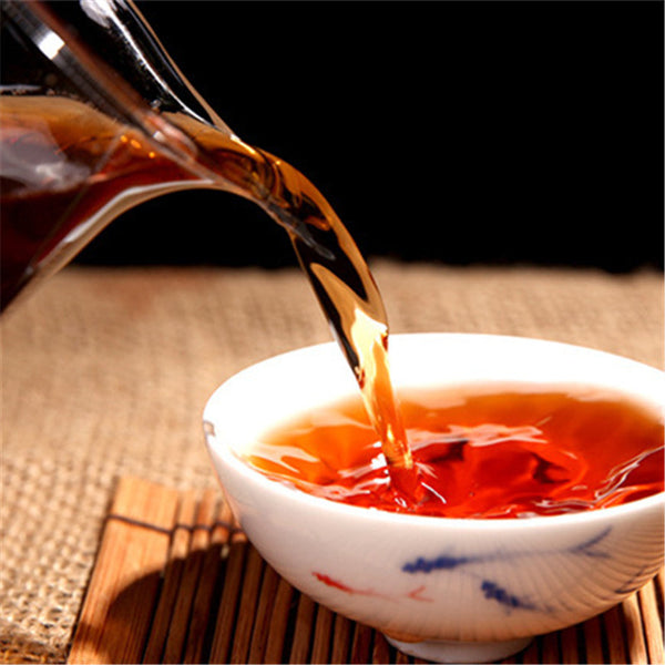 200gYunnan Organic Cooked Puerh Tea Ripe Puer Tea BuLang Old Wild Tree Black Tea