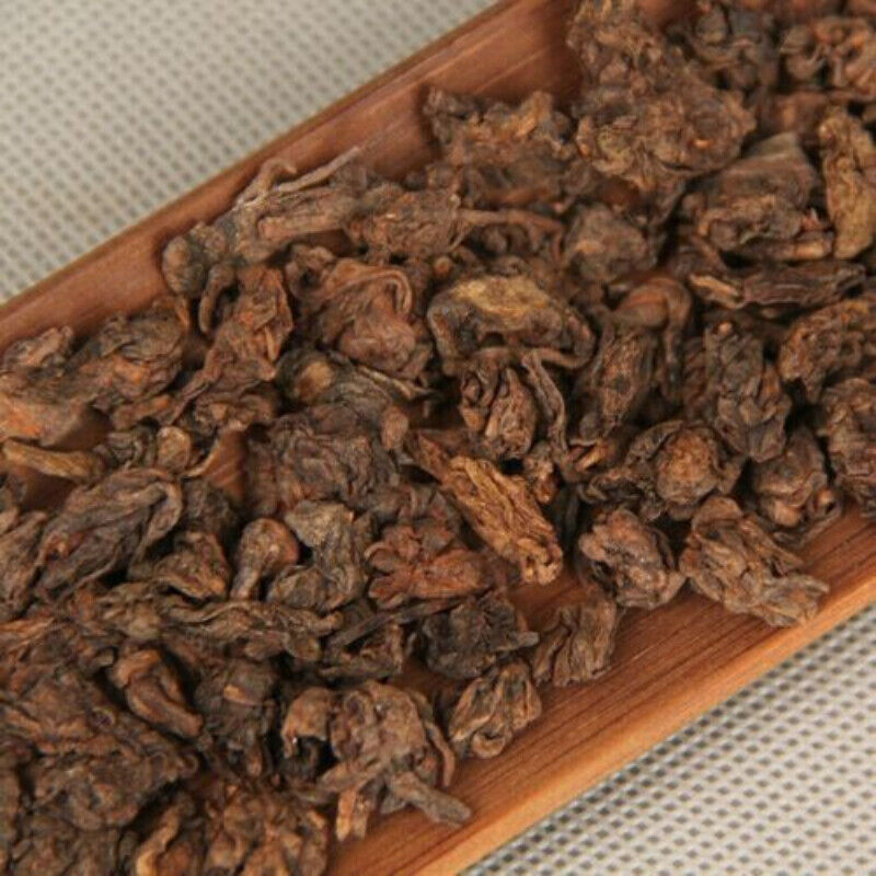 200g Yunnan Mini Old Ripe Puer Tea 2018 Muzhi Pearl Lao Cha Tou Shu Puer Tea