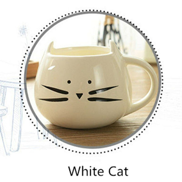 Ceramic Tea Set Cat Coffee Mug Cup Animal Milk Creative Coffee Porcelain Tea Cup