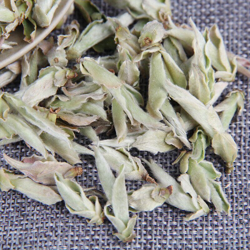 HelloYoung Yunnan Raw Tea Leaves White Buds Spring Tea Raw White Bud Spores Pu'er Raw Tea
