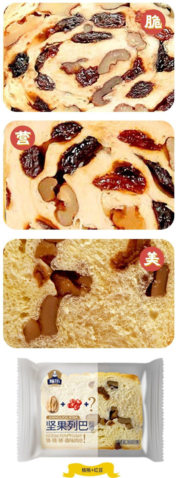 Fragrant and Delicious Nut Russian Bread Toast - Sliced Breakfast Pastry